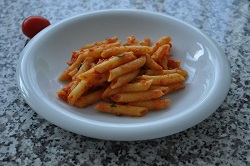Penne pasta with arrabbiata sauce