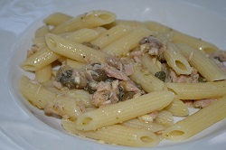 tuna pasta and aromas