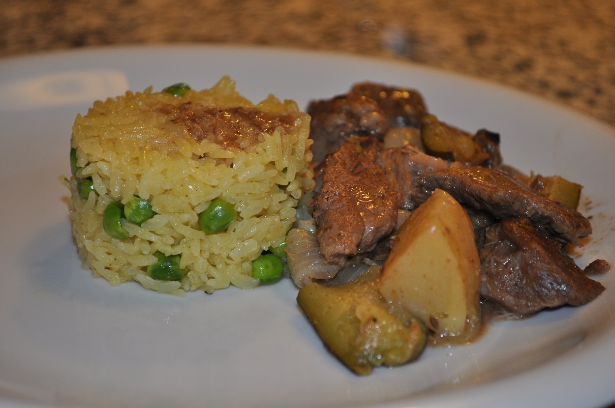 Lamb pilaf on the table!