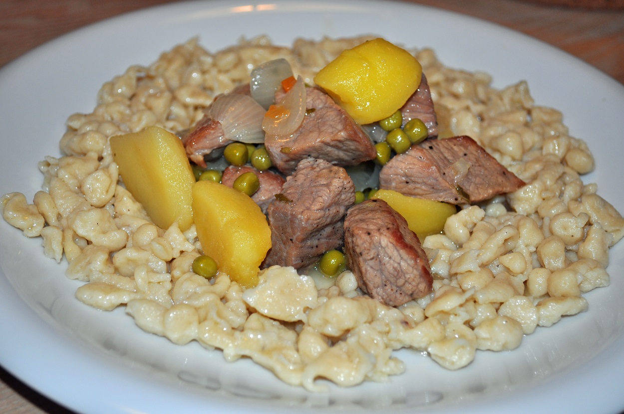 stew with spaetzle