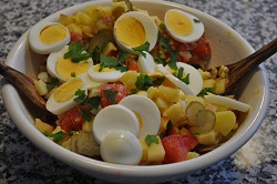 Potato salad in the basic version!