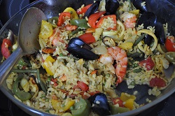 Paella di mare but ... baked like a pilaf