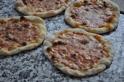 The "alla trucida" pizzas ...