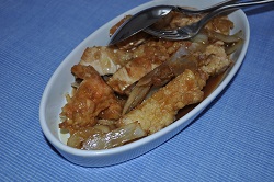 Fried chicken with lemon sauce, chinese cuisine