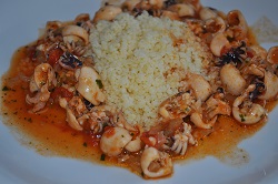 Cuttlefish and couscous