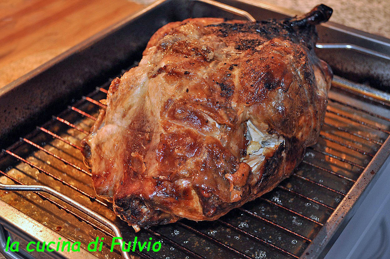 The Christmas turkey stuffed in the oven (the recipe of the Monti family)
