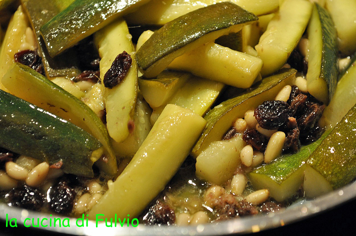 Courgettes aigre-douce